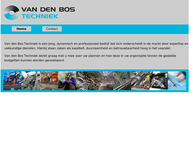 Website van Van den Bos Techniek 