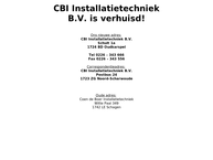 Cbi Installatietechniek Bv