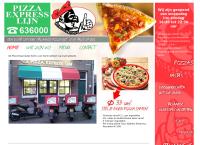 Website van Pizza Express 
