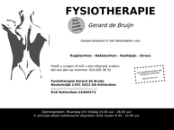 Fysiotherapie Gerard de Bruijn