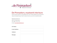 Website van De Pinmaekers Interieurs Bv 
