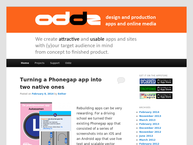 Website van Oddz 