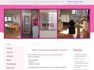 Website van Mondhygiënepraktijk Prinsenland 
