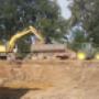 ontgraven bouwput melkveestal