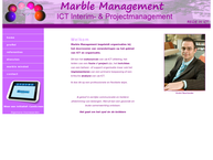 Website van Marble Management 