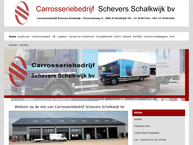 Website van Carrosseriebedrijf Schevers Schalkwijk Bv 