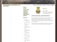 Ambachtelijke pottenbakkerij Anne Alink