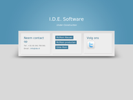 Website van Industrial Development and Engineering Software B.V. 