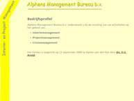 Website van Alphens Management Bureau Bv 