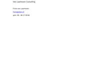 F. Van Laarhoven Management-Consultancy Bv