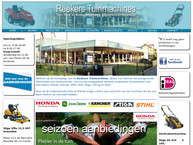 Website van Reekers Tuinmachines 