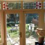 Glas in lood in bovenlichten, Baarn