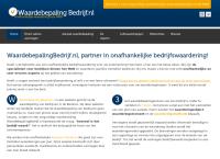 Website van Waardebepalingbedrijf.nl 