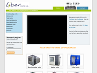 Website van Liber Units B.v. 