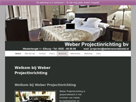 Website van Weber Projectinrichting 