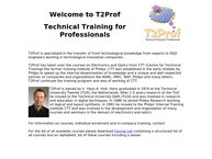 Technical Training for Professionals