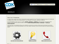 Website van Cox IT Producties B.v. 