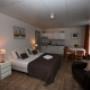 Hotel kamer met kitchenette