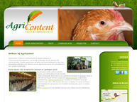 Website van AgriContent 