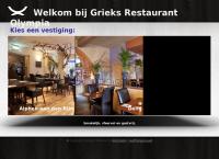 Website van Grieks Restaurant Olympia 