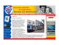 Website van Electro World Van Amelsvoort 