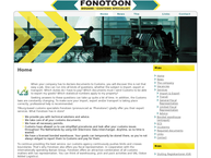 Website van Fonotoon B.v. 