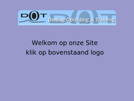 Website van Dening Opleiding & Training (DOT) 