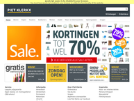 Website van Piet Klerkx B.v. 