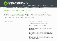 Website van De Kapsters M/V 