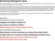 'oorsprong' Ekologisch Vlees
