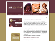 Website van All Beauty Vip 