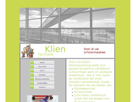 Website van Klien facilitaire diensten 