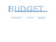 Budget Communication