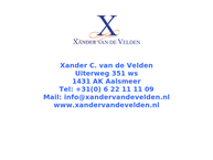 Xander van de Velden