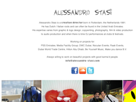 Alessandro Stasi design/music/fashion