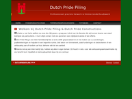Website van Dutch Pride Constructions 
