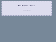 Post Personal Software