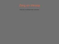 Website van Zorg & Inkoop 