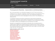 Transparant Kaartje