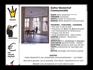 Website van Dafne Westerhof Projecten 