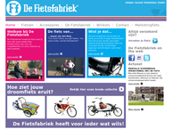Website van De Fietsfabriek Den Haag 