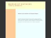 Margriet Rutgers Tekst & Redactie