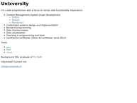 Unixversity