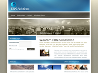 Website van EBN-Solutions 