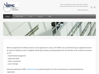 Website van Vemc B.v. 