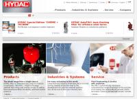 Website van HYDAC B.V. 
