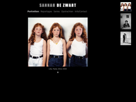 Website van Sannah de Zwart Fotografie 