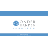 Massagepraktijk Onderhanden
