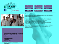 Website van Praktijk Leerdam Voetcentrum Anja 