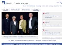 Website van Business Counselling Associates B.v. 